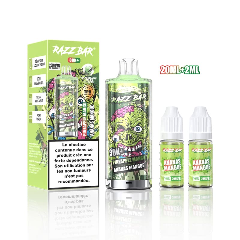 Kit Razz Bar 30K 20mg