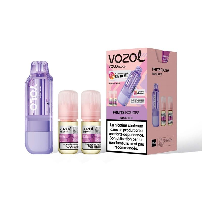 Cartouches Vozol Yolo 40K 2x10ml - Vozol