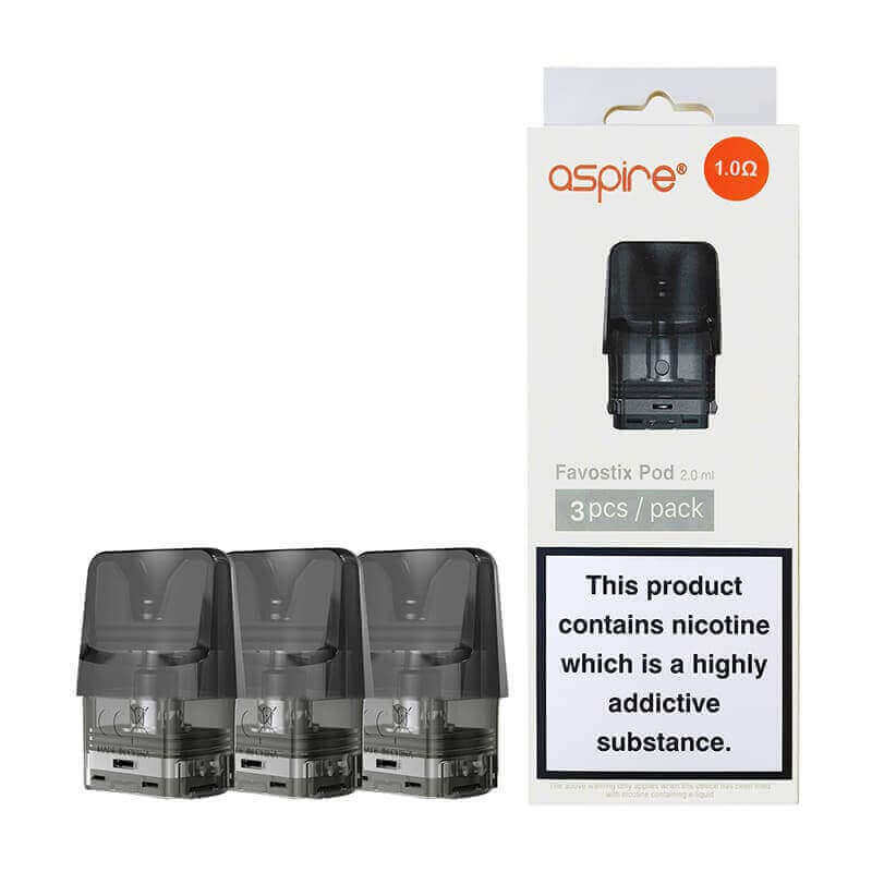 Pods Aspire Favostix 3ml – Pack de 3 0.6 ohm | VAPEVO
