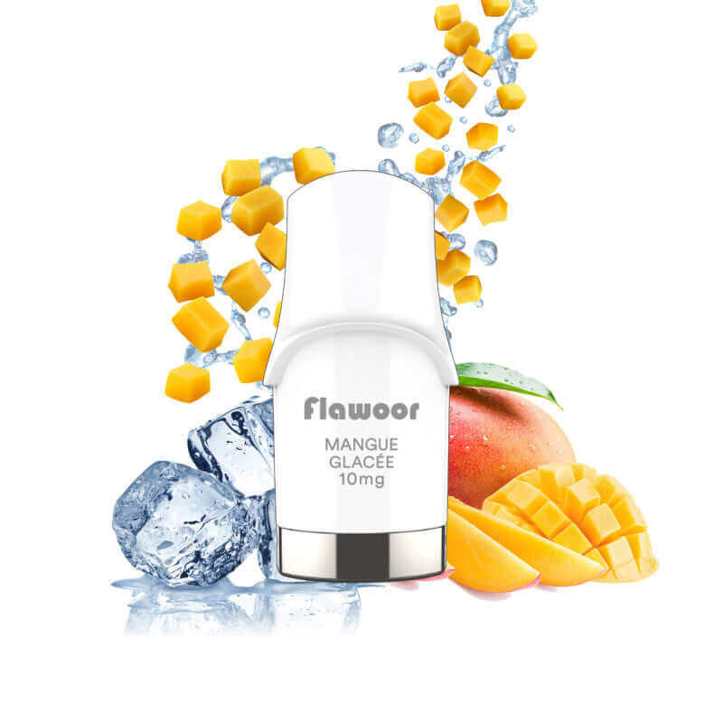 Pods Flawoor Mate 2 2ml 600 Puffs – Pack de 2 10 mg Mangue Glacée | VAPEVO