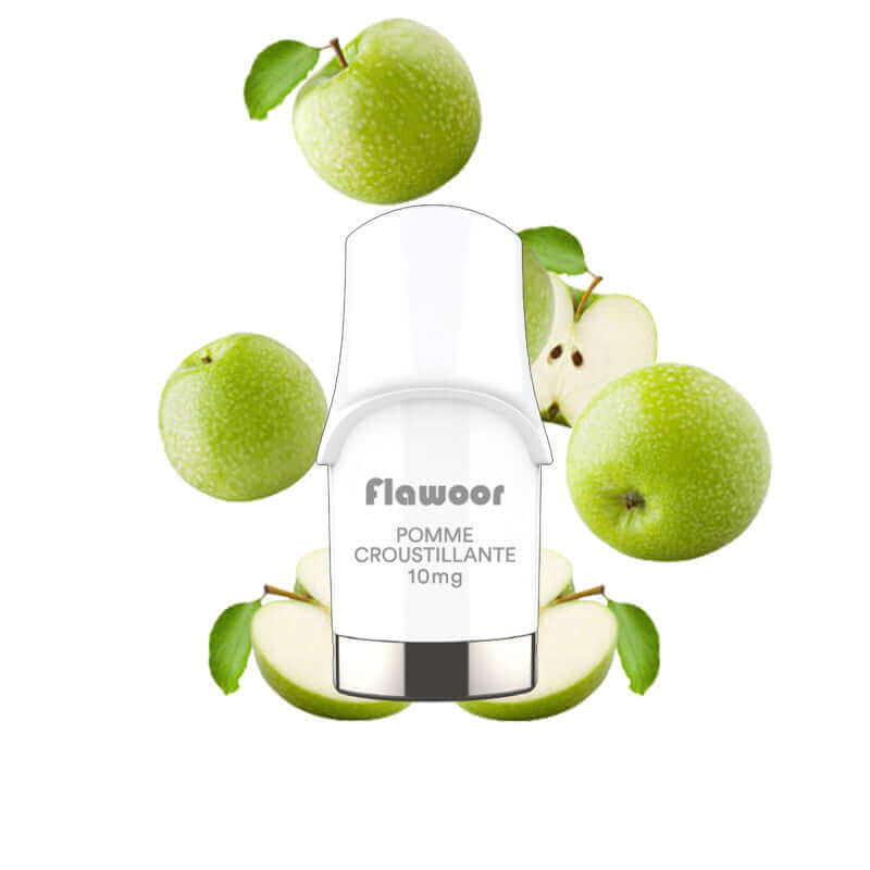 Pods Flawoor Mate 2 2ml 600 Puffs – Pack de 2 10 mg Pomme Croustillante | VAPEVO