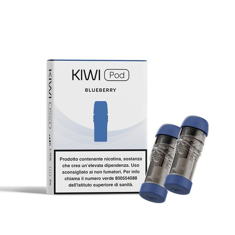 Pods Kiwi Vapor 1.8ml – Pack de 2 20 mg Blueberry | VAPEVO