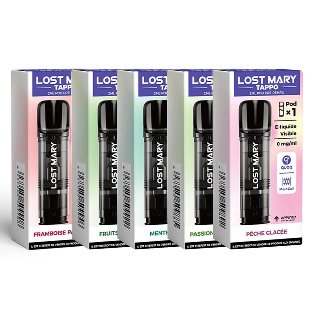 Pods Lost Mary Tappo 2ml 600 Puffs 10 mg Pastèque | VAPEVO