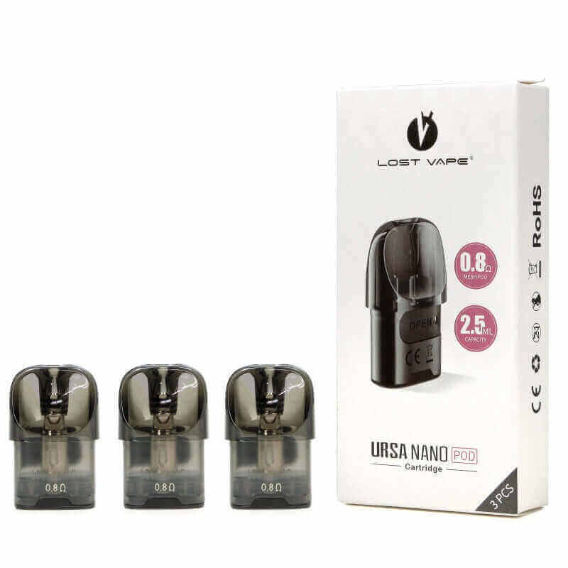 Pods Lost Vape Ursa Nano 2.5ml – Pack de 3 0.8 ohm | VAPEVO