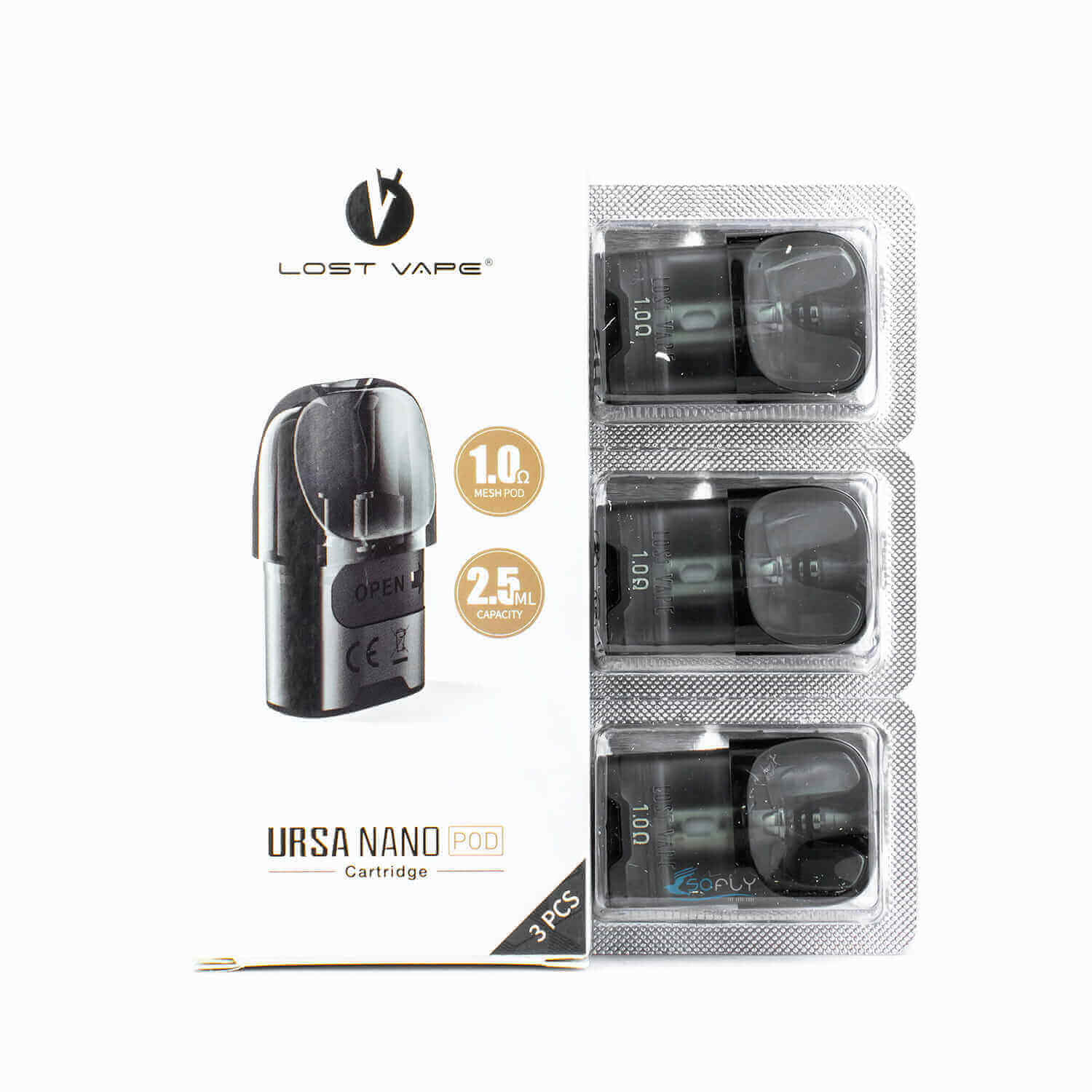 Pods Lost Vape Ursa Nano 2.5ml – Pack de 3 1.0 ohm | VAPEVO