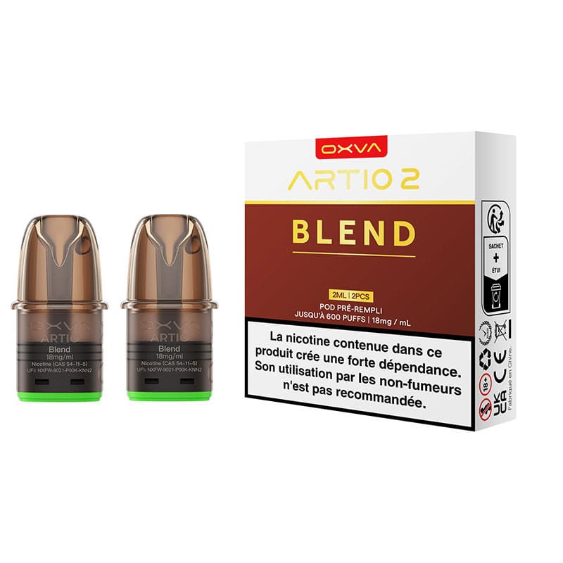 Pods 2 ml pr-remplis Artio 2 OXVA (Pack de 2) | Vape simple VAPEVO Pods 2 ml pr-remplis Artio 2 OXVA (Pack de 2) | Vape simple VAPEVO