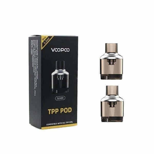 Pods Voopoo TPP 5.5ml – Pack de 2 Black | VAPEVO