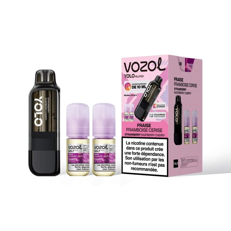 Cartouches Vozol Yolo 40K 2x10ml - Vozol