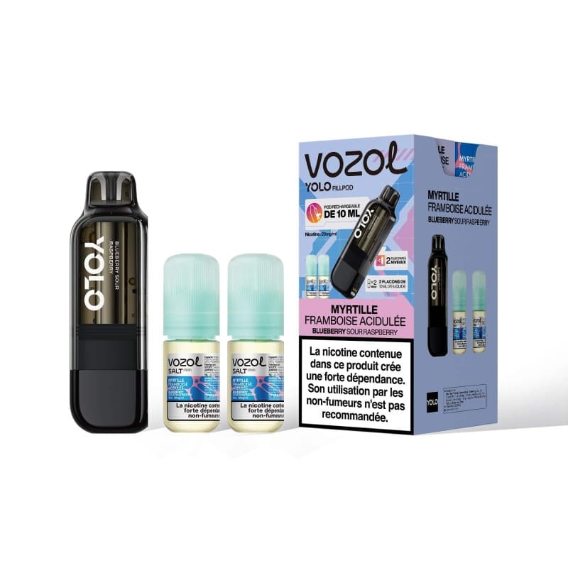 Cartouches Vozol Yolo 40K 2x10ml - Vozol
