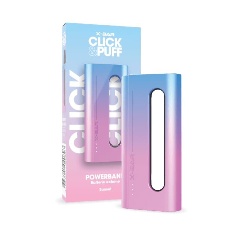 Powerbank X-Bar Click & Charge 1200mAh Sunset | VAPEVO