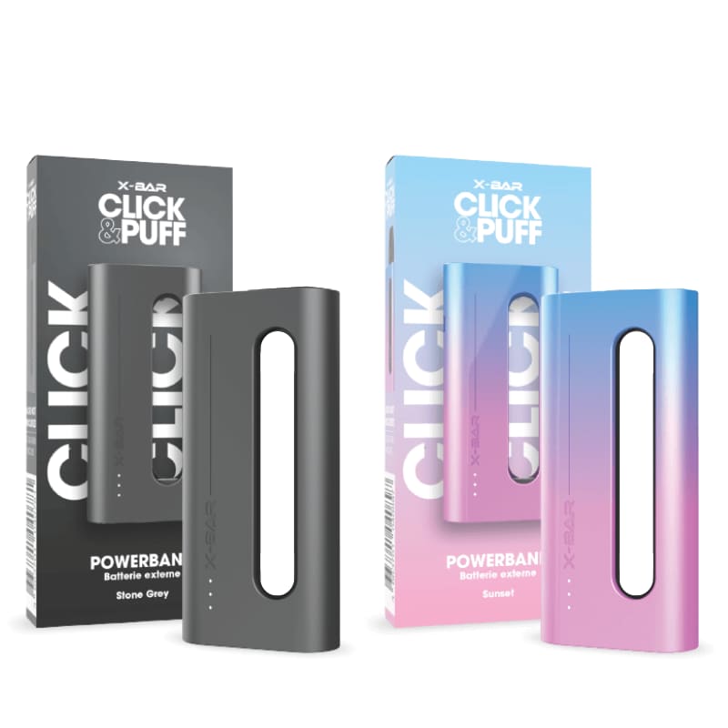 Powerbank X-Bar Click & Charge 1200mAh Sunset | VAPEVO