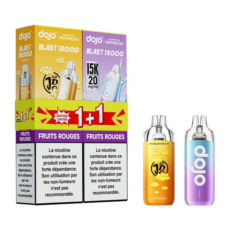 Bundle Kit Puff Vaporesso Dojo Blast 15K Limited Edition 1+1