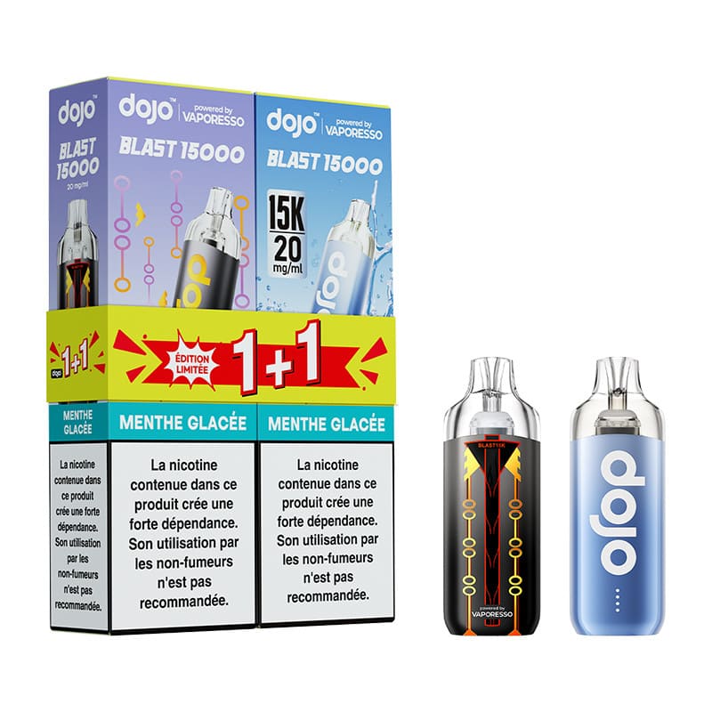 Bundle Kit Puff Vaporesso Dojo Blast 15K Limited Edition 1+1