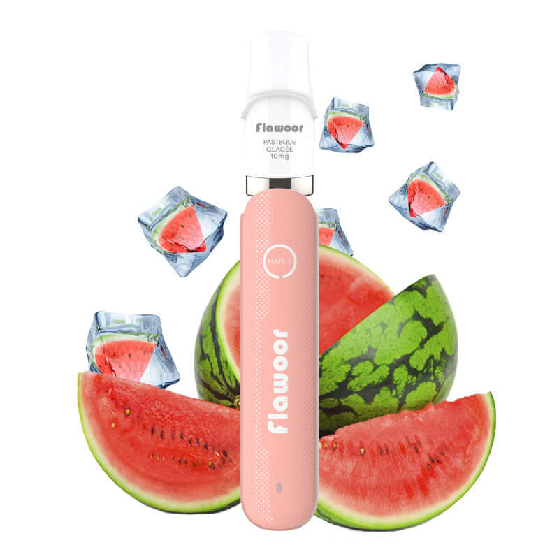 Puff Flawoor Mate 2 600 Puffs 10 mg Pastèque Glacée | VAPEVO