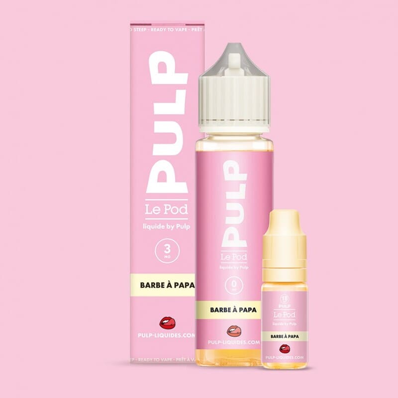 PULP Le Pod Barbe à Papa - Pack E-liquide 60ml-3 mg-VAPEVO