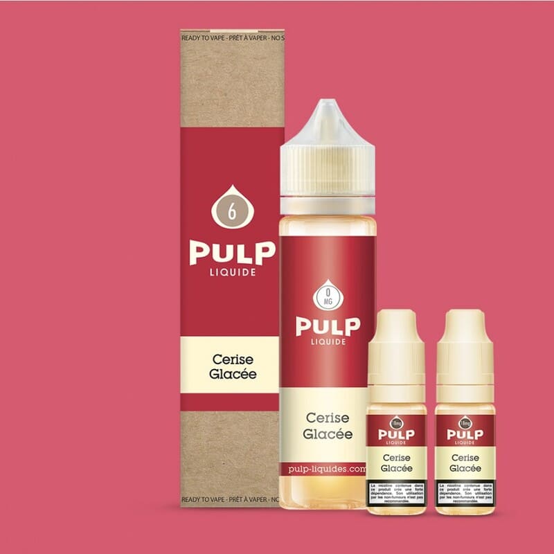 PULP Le Pod Cerise Glacée - Pack E-liquide 60ml-3 mg-50/50-VAPEVO