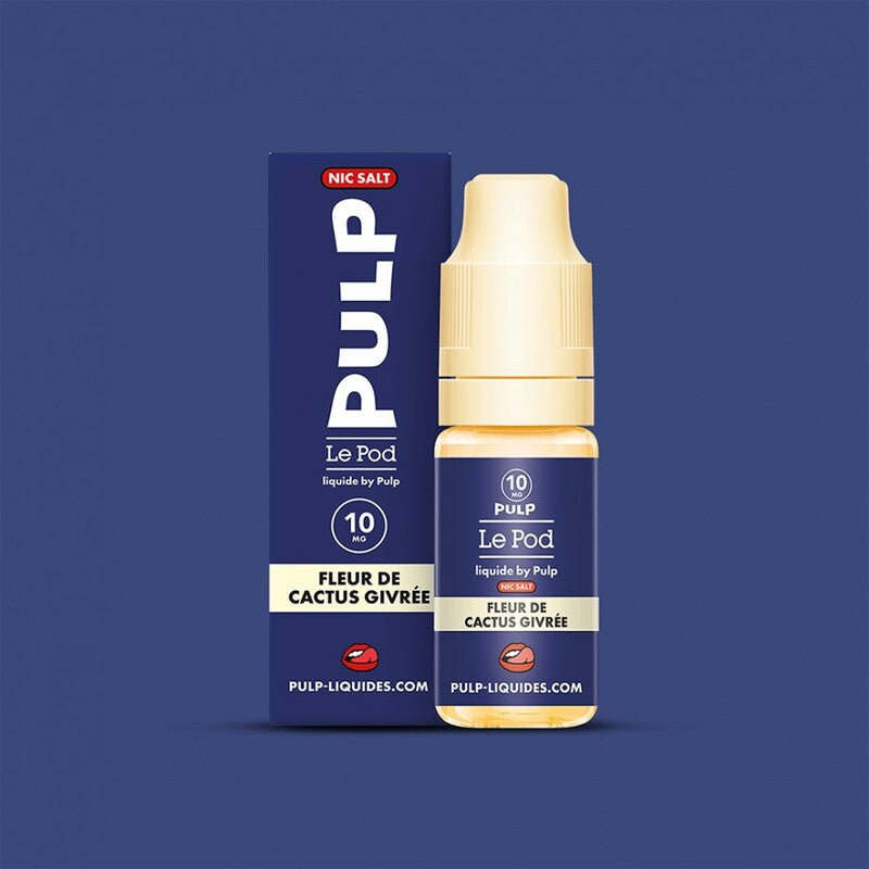 PULP Le Pod Fleur De Cactus Givrée - Sel de nicotine 10ml-0 mg-VAPEVO