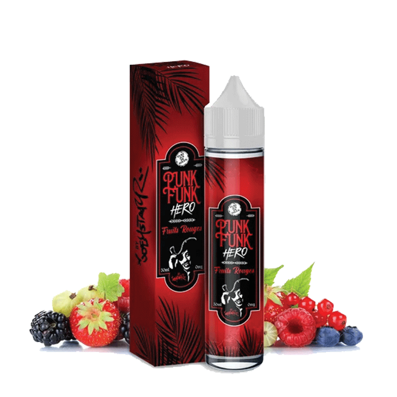 Hero Vape Juice PUNK FUNK HERO Fruits Rouges Hero Vape Juice PUNK FUNK HERO Fruits Rouges