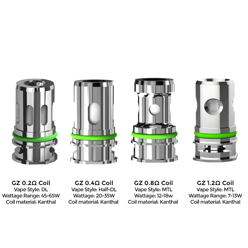 Résistances Eleaf GZ – Pack de 5 0.2 ohm | VAPEVO