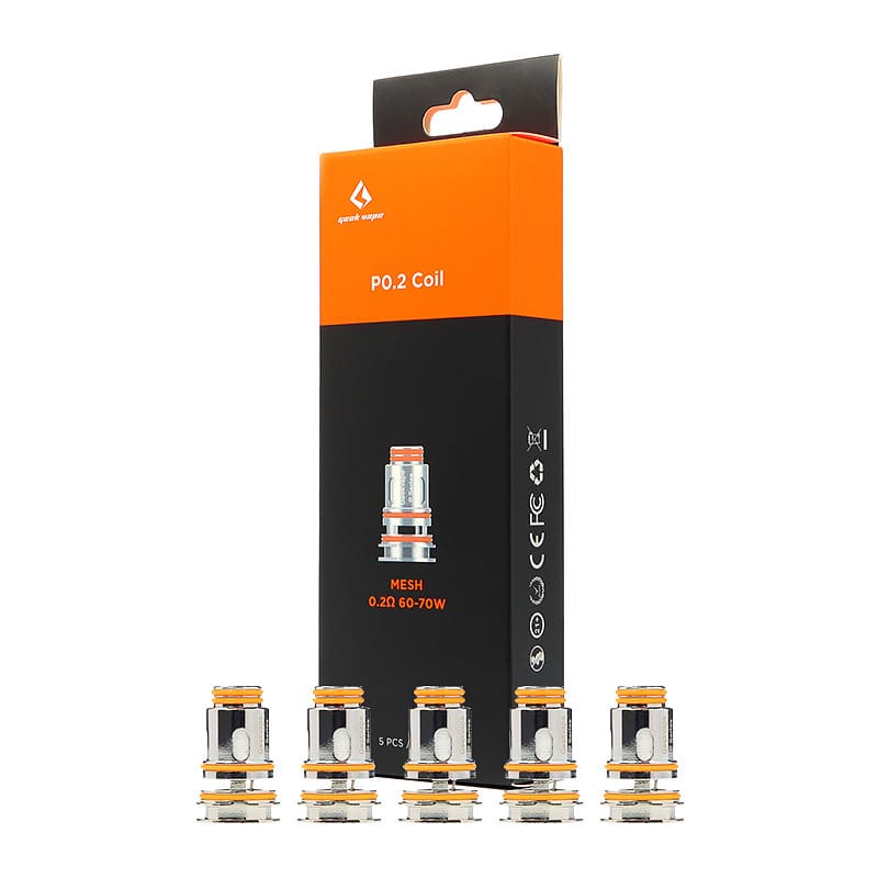 Résistances Geekvape P Series – Pack de 5 P 0.2 ohm | VAPEVO