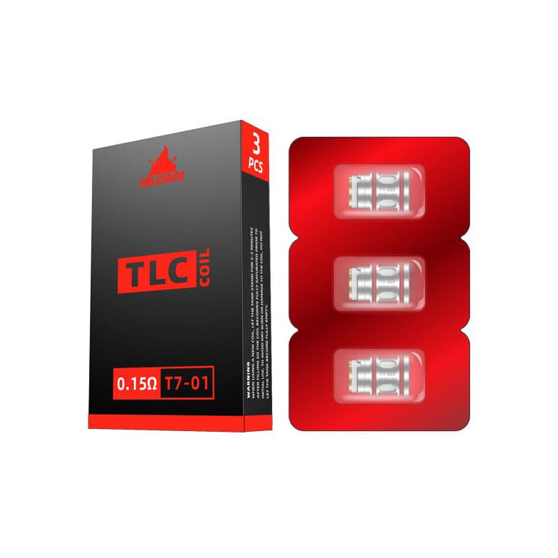 Résistances Hellvape TLC T7 - Pack de 3 T7-01 0.15 ohm | VAPEVO