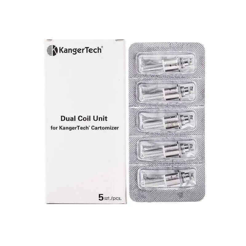 Résistances Kangertech Dual Coil Unit – Pack de 5 1.5 ohm | VAPEVO