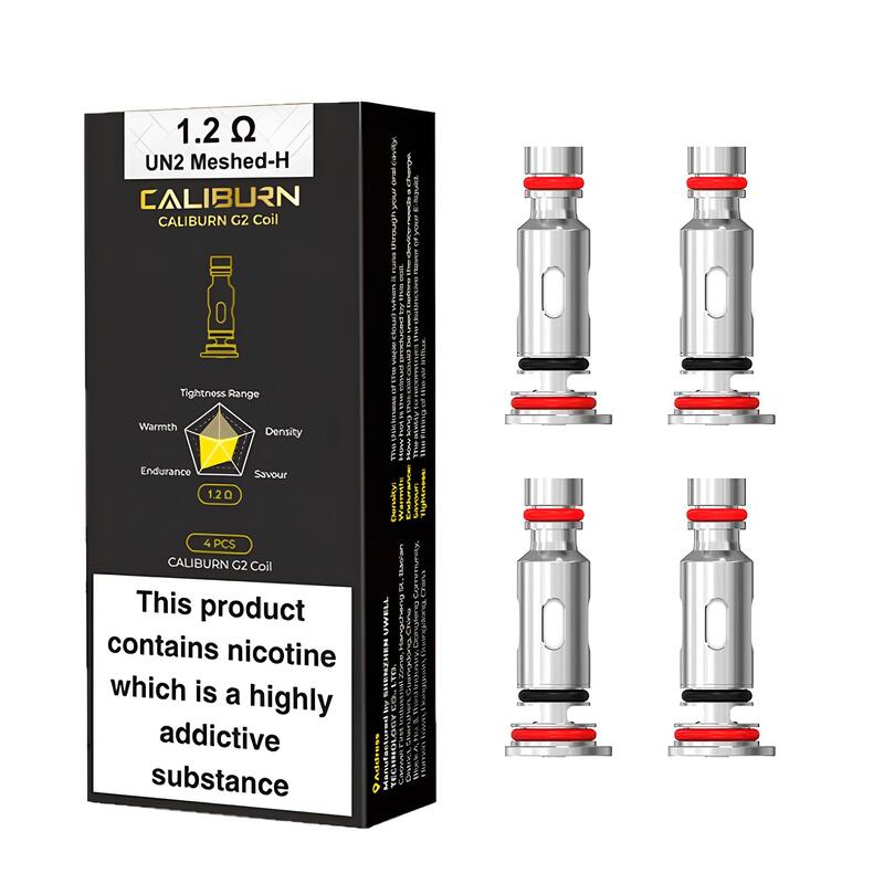 Résistances Uwell Caliburn G – Pack de 4 1.2 ohm | VAPEVO