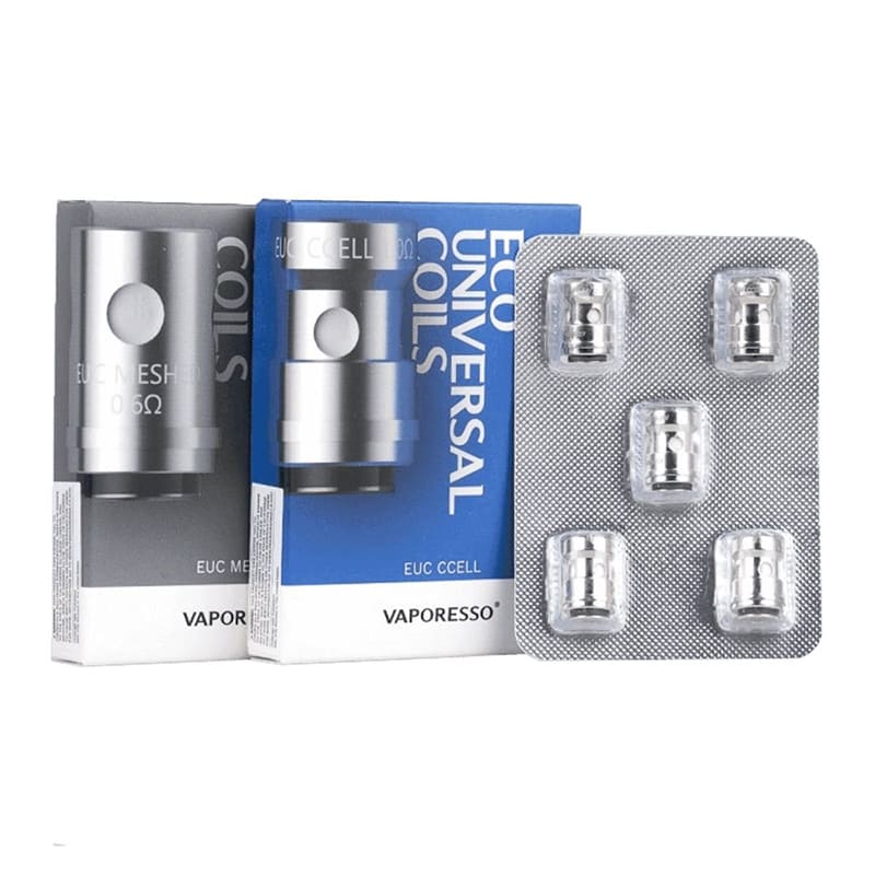 Résistances Vaporesso EUC CCELL – Pack de 5 0.6 ohm | VAPEVO