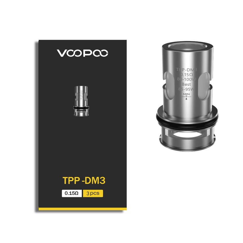 Résistances Voopoo TPP – Pack de 3 DM3 0.15 ohm | VAPEVO