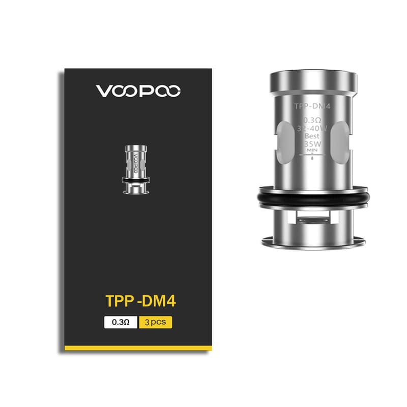 Résistances Voopoo TPP – Pack de 3 DM4 0.3 ohm | VAPEVO