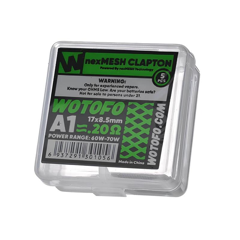 Résistances Wotofo NexMesh Profile 1.5 & RDTA - Pack de 10 nexMESH Extreme A1 0.16 ohm | VAPEVO