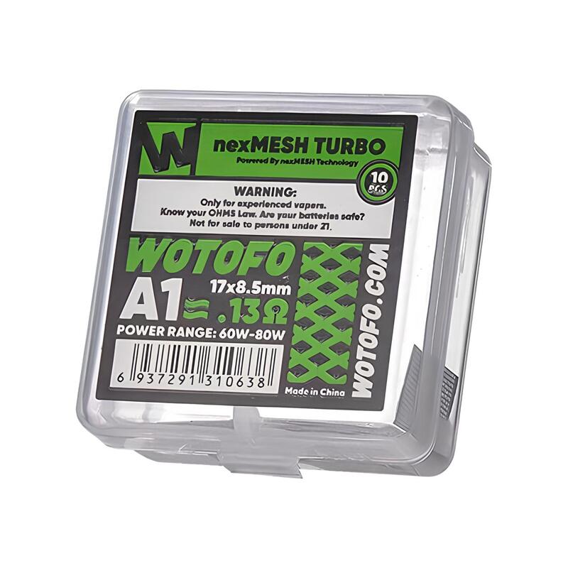 Résistances Wotofo NexMesh Profile 1.5 & RDTA - Pack de 10 nexMESH Extreme A1 0.16 ohm | VAPEVO