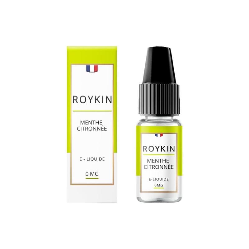 ROYKIN Menthe Citronnée - E-liquide 10ml-0 mg-VAPEVO