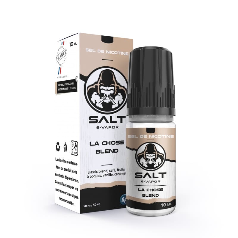 SALT E-VAPOR La Chose Blend - Sel de nicotine 10ml-10 mg-VAPEVO