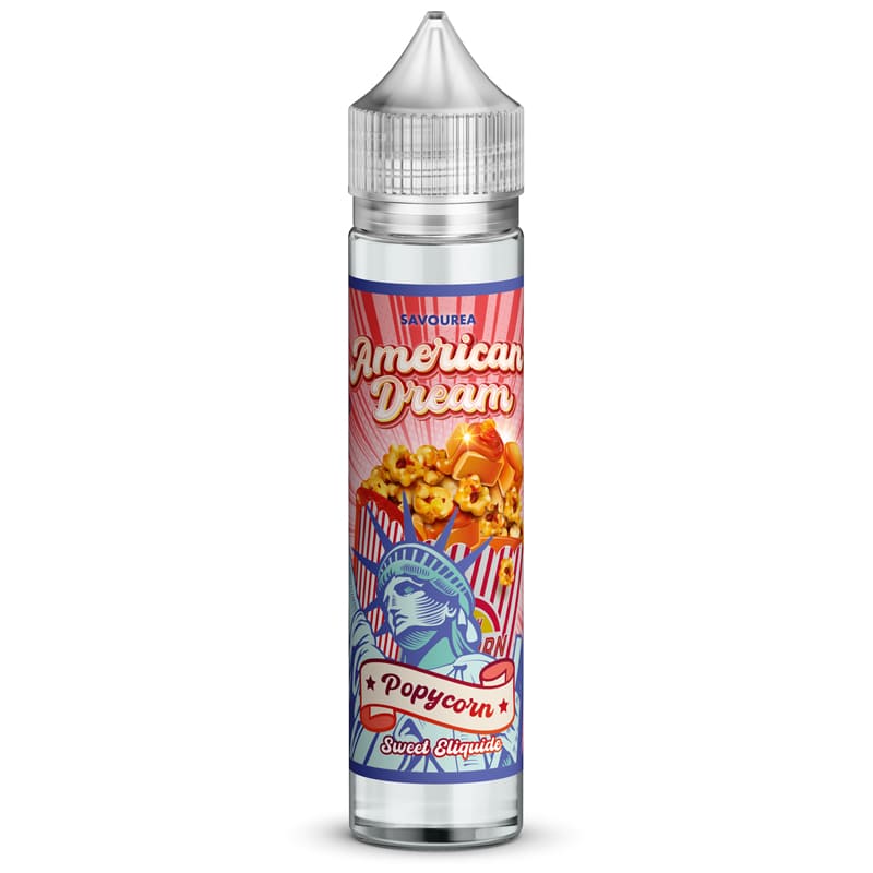 SAVOUREA American Dream Popycorn - E-liquide 50ml/100ml 0mg 50 ml | VAPEVO