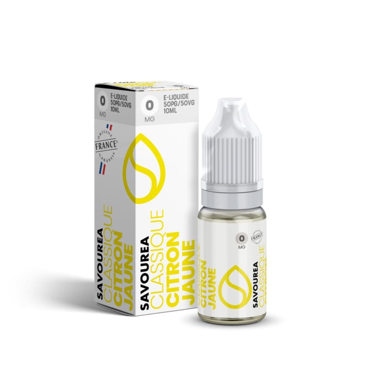 SAVOUREA Citron Jaune - E-liquide 10ml-0 mg-VAPEVO