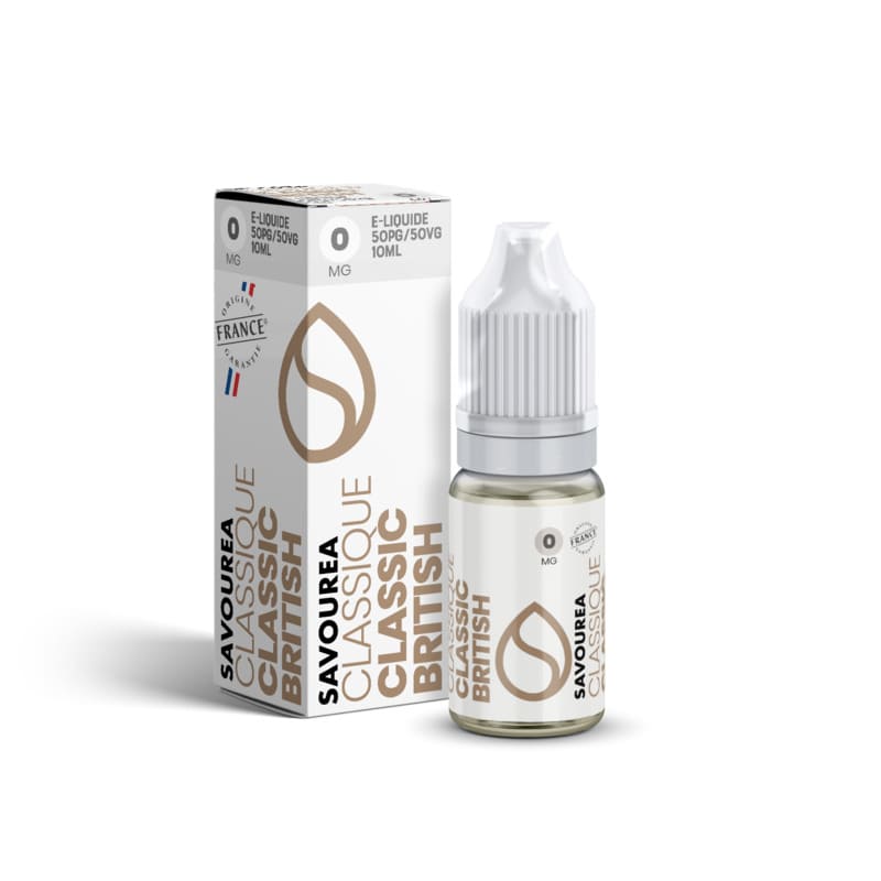 SAVOUREA Classic British - E-liquide 10ml-0 mg-VAPEVO