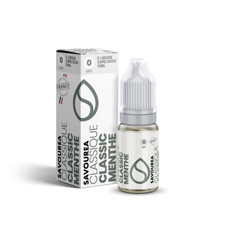 SAVOUREA Classic Menthe - E-liquide 10ml-0 mg-VAPEVO