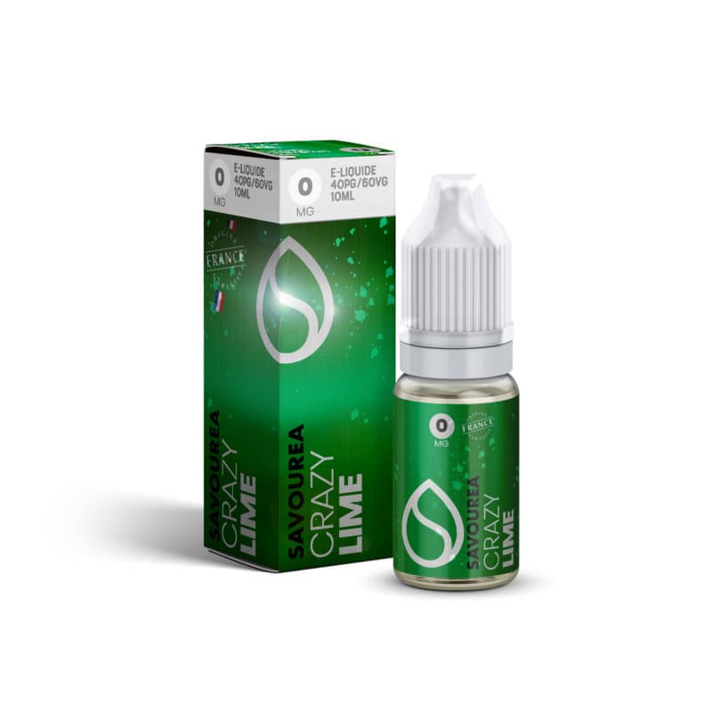 SAVOUREA Crazy Lime - E-liquide 10ml-0 mg-VAPEVO