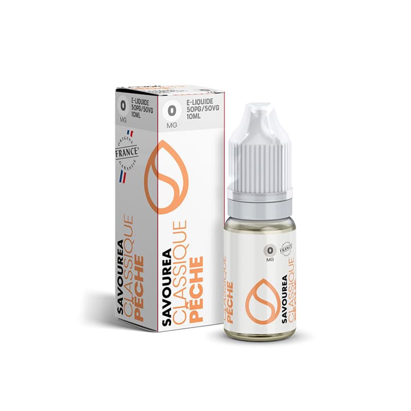 SAVOUREA Pêche - E-liquide 10ml-0 mg-VAPEVO
