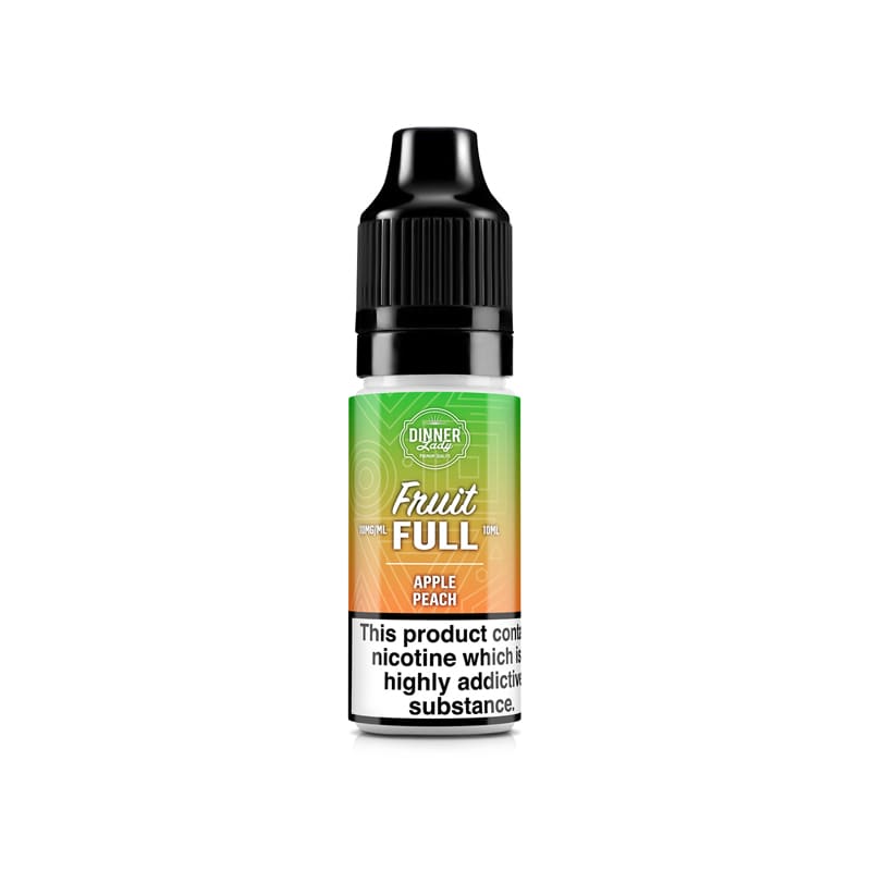 Sel de Nicotine Dinner Lady Fruit Full Apple Peach 10ml 10 mg | VAPEVO