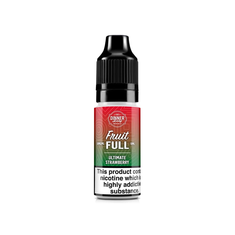 Sel de Nicotine Dinner Lady Fruit Full Ultimate Strawberry 10ml 10 mg | VAPEVO