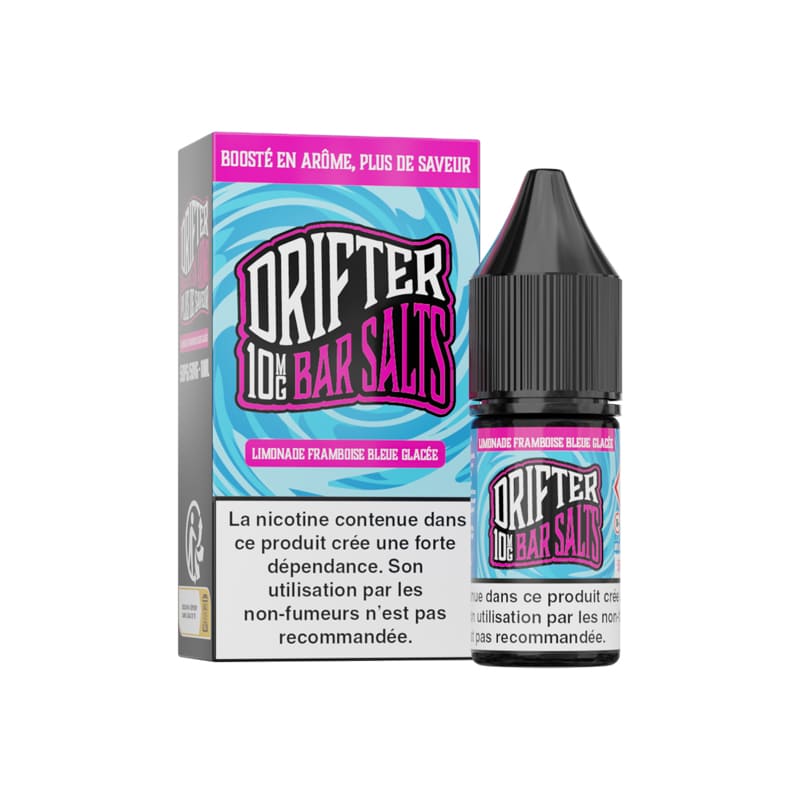 Sel de Nicotine Drifter Bar Salts Limonade Framboise Bleue Glacée 10ml 10 mg | VAPEVO