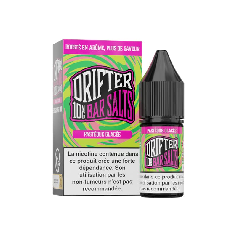 Sel de Nicotine Drifter Bar Salts Pastèque Glacée 10ml 10 mg | VAPEVO