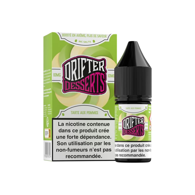 Sel de Nicotine Drifter Desserts Salts Tarte aux Pommes 10ml 10 mg | VAPEVO