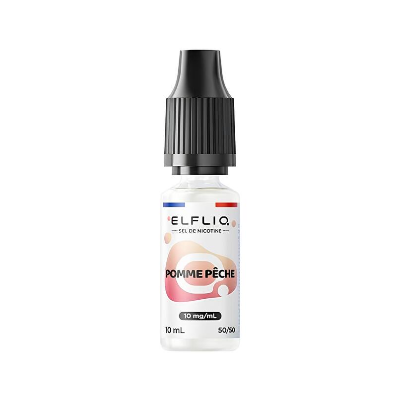 Sel de Nicotine Elfbar Elfliq Apple Peach 10ml 5 mg | VAPEVO