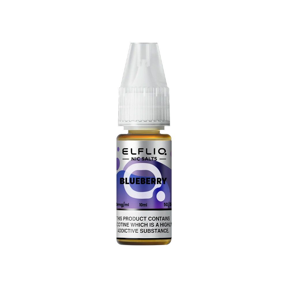 Sel de Nicotine Elfbar Elfliq Blueberry 10ml 10 mg | VAPEVO
