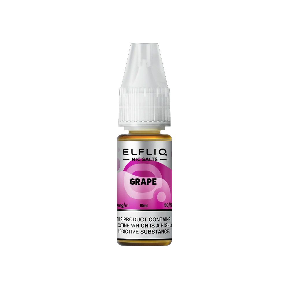 Sel de Nicotine Elfbar Elfliq Grape 10ml 10 mg | VAPEVO