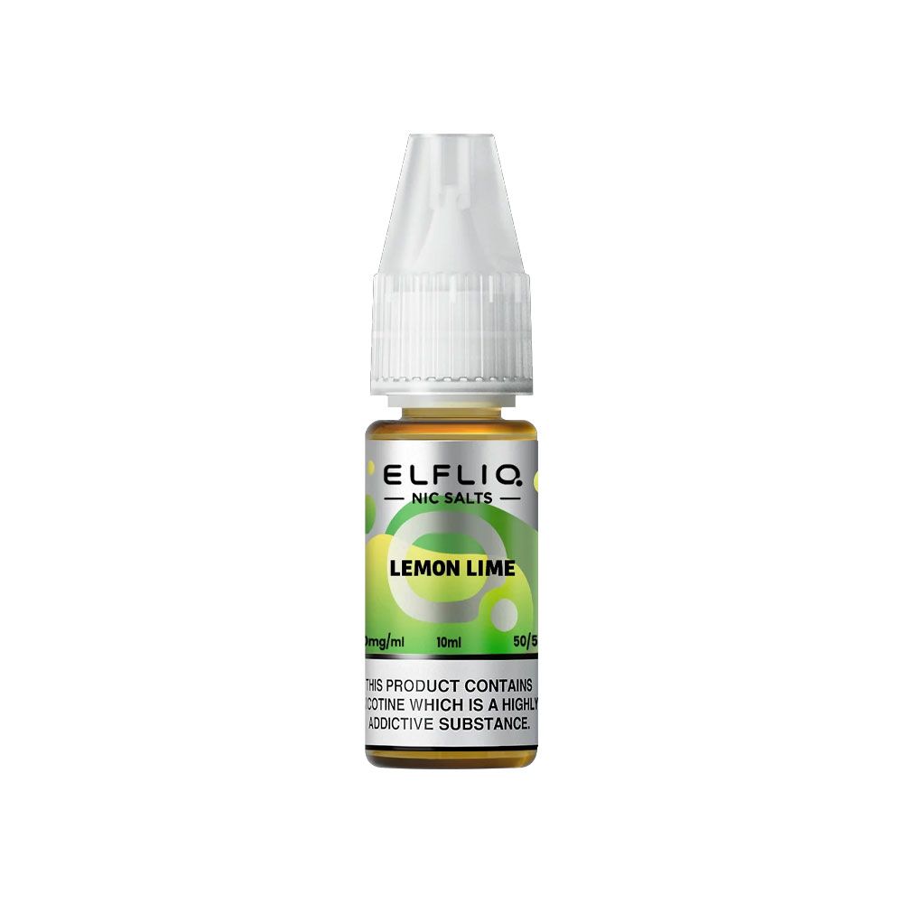 Sel de Nicotine Elfbar Elfliq Lemon Lime 10ml 10 mg | VAPEVO