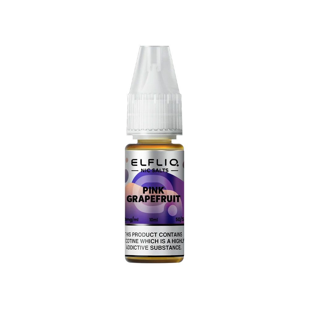 Sel de Nicotine Elfbar Elfliq Pink Grapefruit 10ml 10 mg | VAPEVO